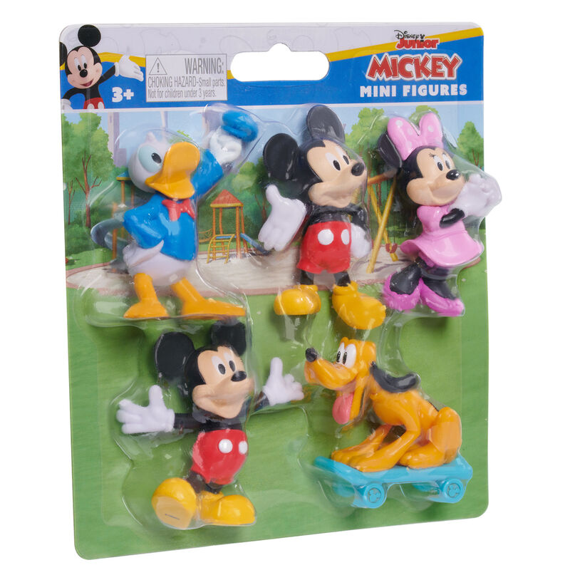 Mickey Mouse Disney Junior, σετ 5 mini φιγούρων blister συσκευασία με επιγραφή "Mini Figures"