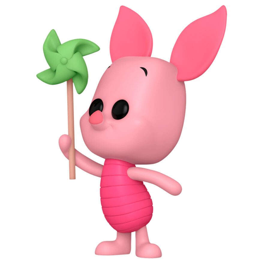 Funko POP Piglet 1514, φιγούρα βινυλίου ροζ χρώματος με πράσινο ανεμόμυλο