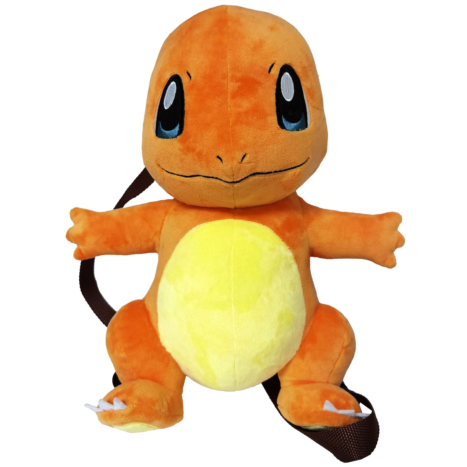 Λούτρινη τσάντα πλάτης Pokémon Charmander, πορτοκαλί με κίτρινη κοιλιά, μπροστινή όψη