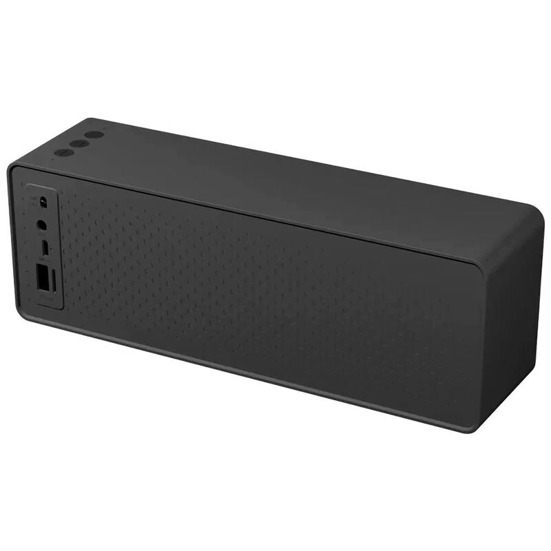 Ηχείο Avengers Bluetooth 10W, πίσω όψη, θύρες USB Micro SD AUX, κουμπιά πάνω, μαύρο περίβλημα