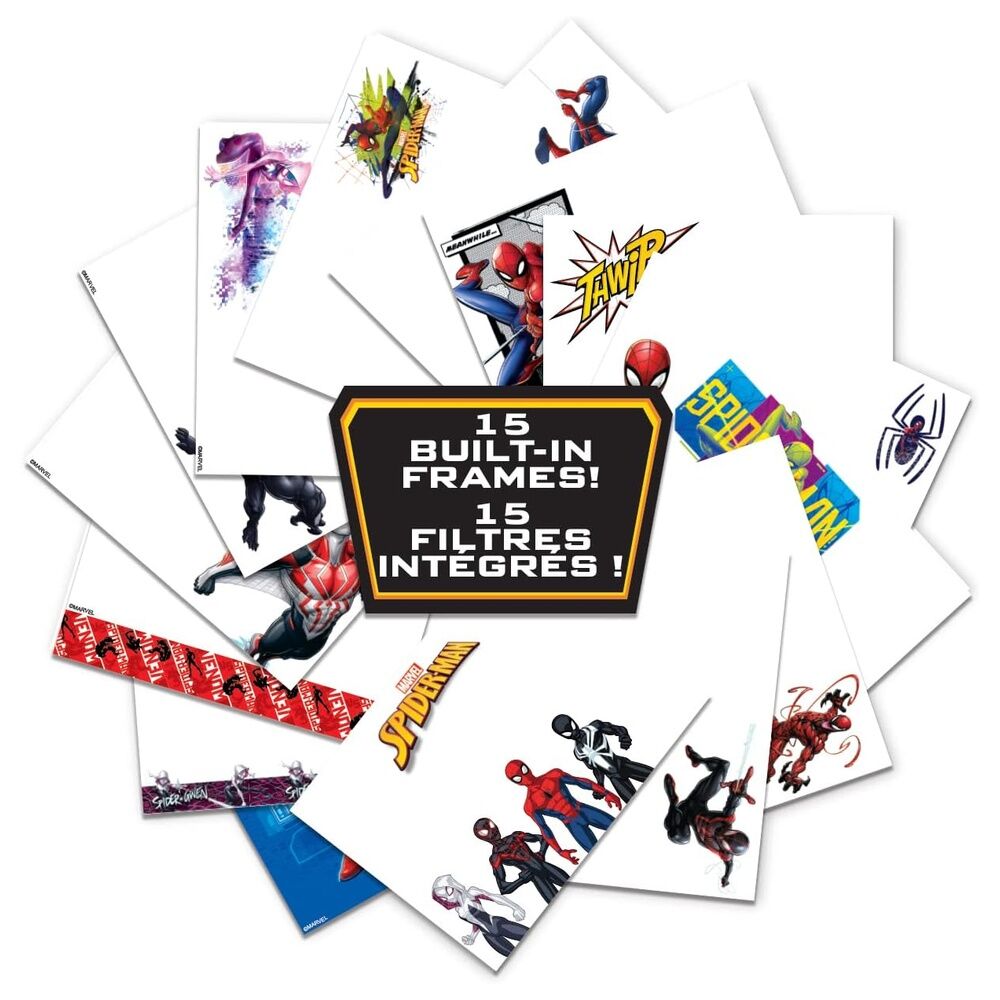 Κάμερα Spider-Man Lexibook, 15 built-in frames, κάρτες Spider-Man Miles Morales Ghost-Spider Venom
