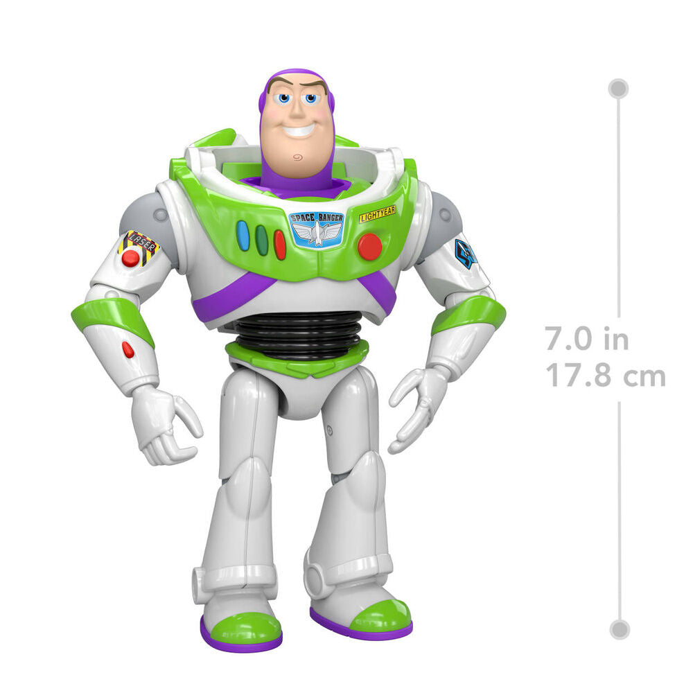 Φιγούρα δράσης Buzz Lightyear 17.8cm, αρθρωτή στολή Space Ranger με ένδειξη ύψους