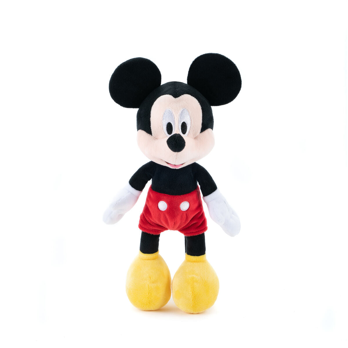 Mickey Mouse Disney, λούτρινο μπροστά με κόκκινο παντελόνι και κίτρινα παπούτσια