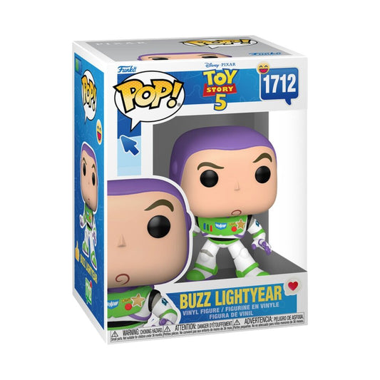 Funko POP Buzz Lightyear 1712, φιγούρα βινυλίου με λευκή στολή Space Ranger, κουτί Toy Story 5