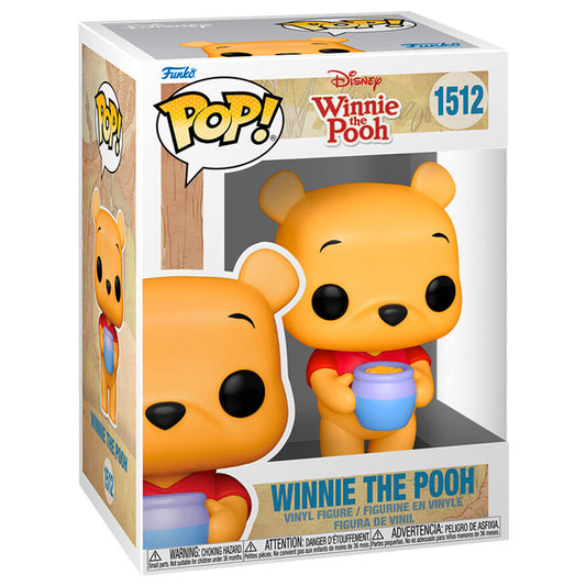 Funko POP Winnie the Pooh 1512, φιγούρα βινυλίου με μπλε βαζάκι μελιού, κουτί Disney