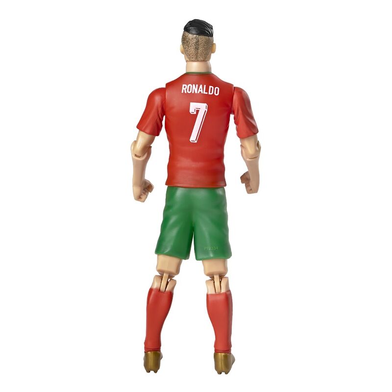 Ronaldo #7 Portugal, φιγούρα πίσω όψη με επιγραφή "RONALDO 7" στην κόκκινη φανέλα
