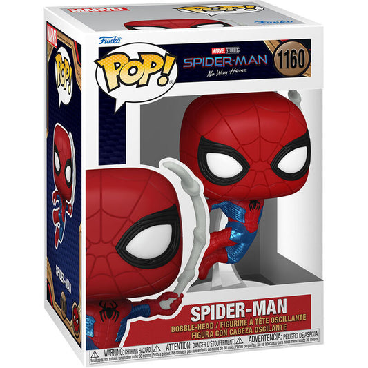 Funko Pop Spider-Man Finale Suit #1160, μέσα στο κουτί, Marvel Studios No Way Home, Bobble-Head